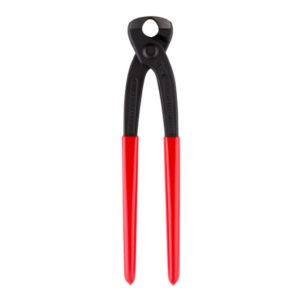Red-handled crimping tool for wires