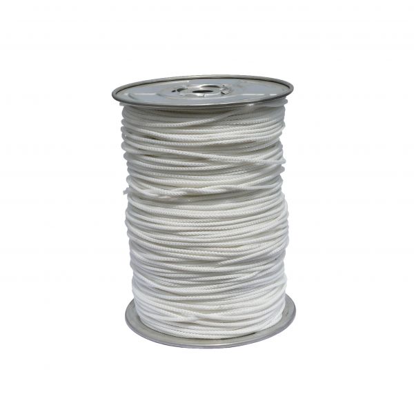 White rope on a spool