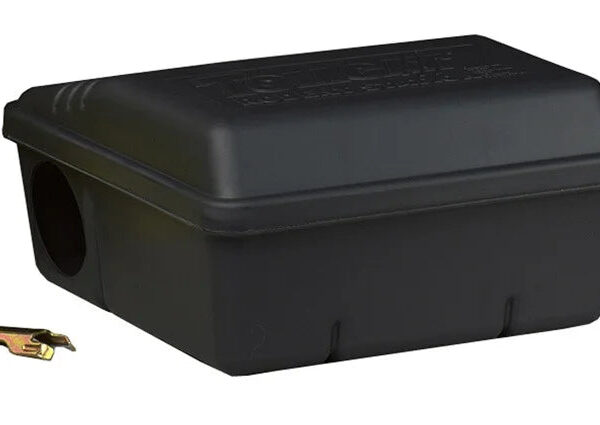 Rodent bait station with key