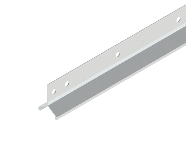 Long aluminum support with punched holes