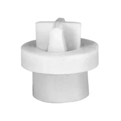 White plastic mechanical component