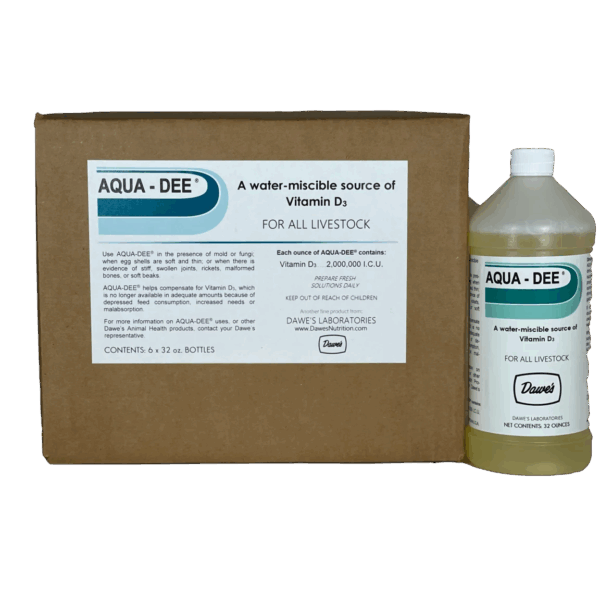 Vitamin D supplement for livestock