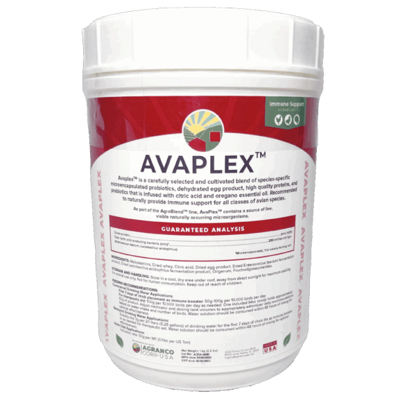 Container of Avaplex nutrient supplement