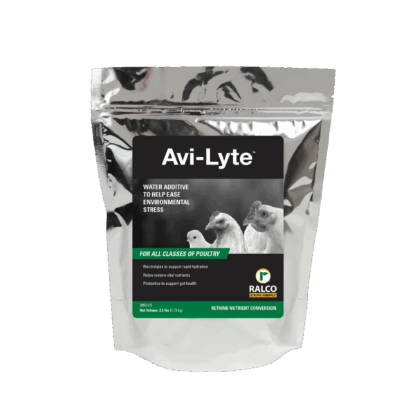 Poultry electrolyte water additive package