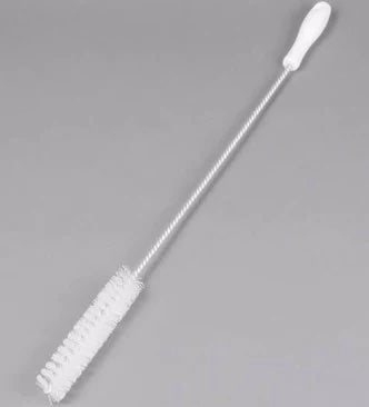 Long cleaning brush with white handle