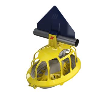 Yellow feeding device for poultry