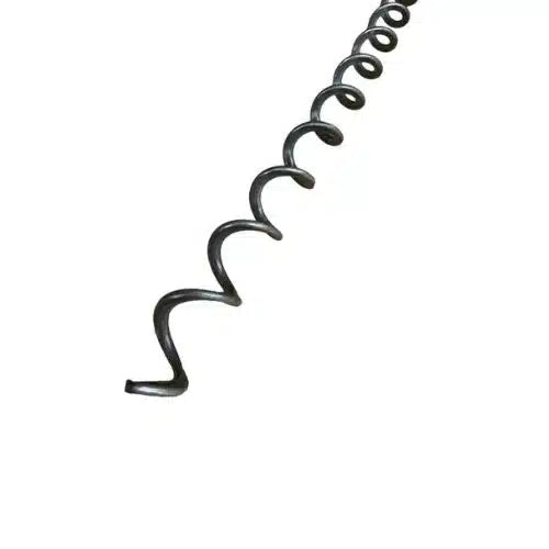 Blank white poster hanging up