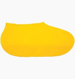 Bright yellow shoe-shaped object