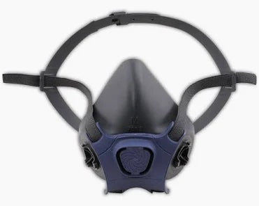 Protective face mask with adjustable straps