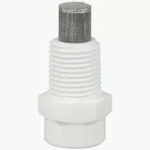 White threaded filter attachment