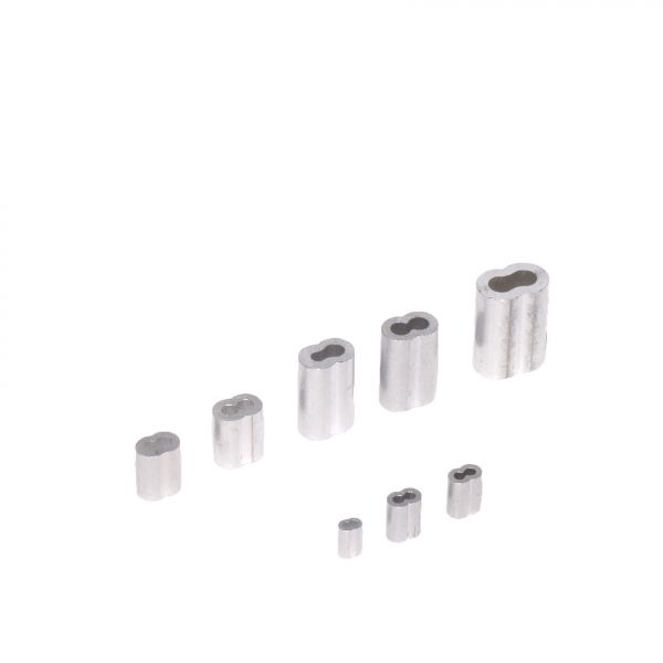 Various sizes of metal sleeves